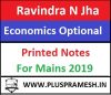 Economics Optional Study Material 2018-19 by Ravindra N Jha