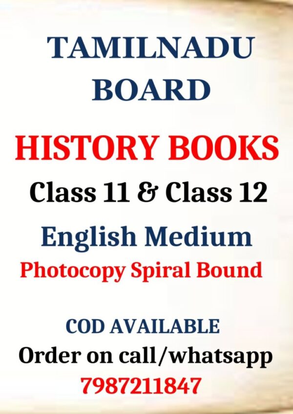 Buy Tamil Nadu Board Class 11 & Class 12 History Books