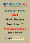Vision ias Mains Test series in Hindi