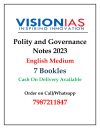 Vision IAS Polity and Governance Notes in English 2024-25 | 7 Booklets