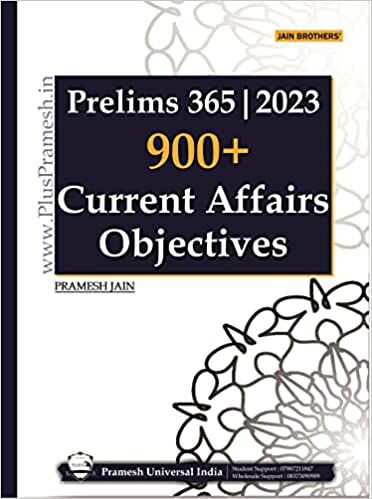 Prelims 365 | 2023 | 900+ Subjectwise Current Affairs Objectives