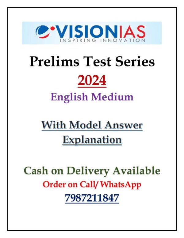 Vision IAS Prelims Test Series 2024 With Solution | English Medium | Test 1-35