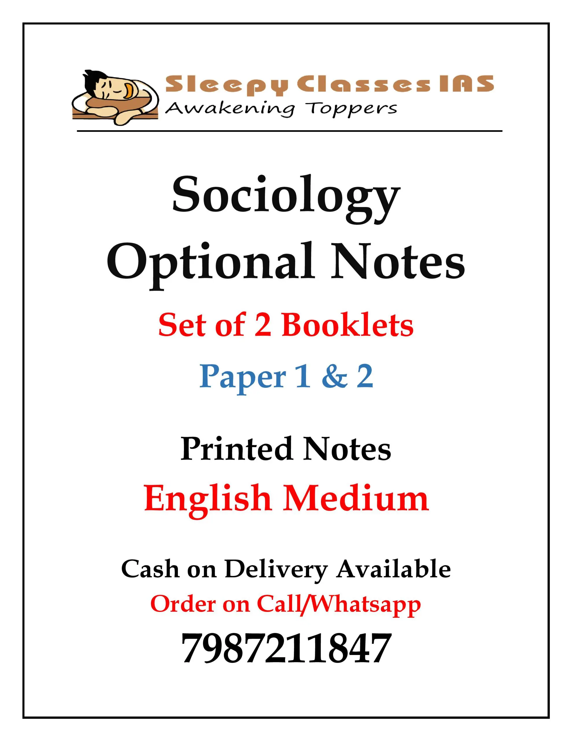 Sociology Optional Notes