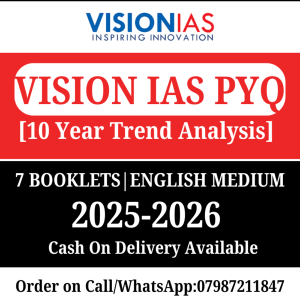 Vision IAS 10 Years Prelims PYQ Trend Analysis | English Medium 2025-26